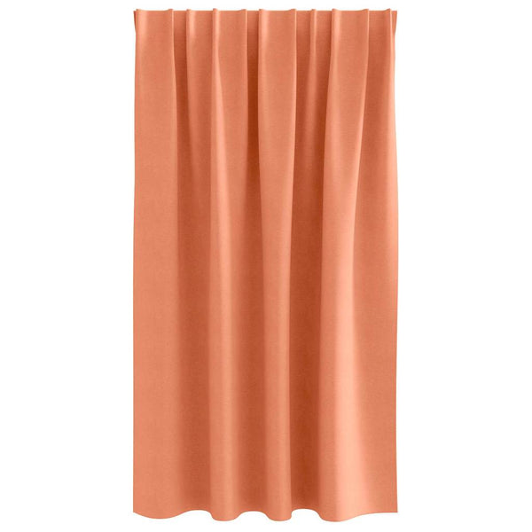 Pimentävä verho renkailla 2 kpl Terrakotta 140 x 140 cm