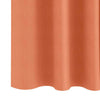 Pimentävä verho renkailla 2 kpl Terrakotta 175 x 140 cm