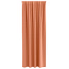 Pimentävä verho renkailla 2 kpl Terrakotta 245 x 140 cm