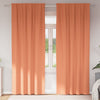 Pimentävä verho renkailla 2 kpl Terrakotta 260 x 140 cm