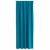 Pimentävä verho renkailla 2 kpl Turkoosi 225 x 140 cm