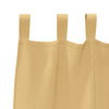 Pimentävä verho renkailla 2 kpl Beige 245 x 140 cm Polyesteri