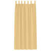 Pimentävä verho renkailla 2 kpl Beige 260 x 140 cm Polyesteri