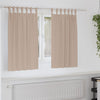 Pimentävä verho renkailla 2 kpl Taupe 140 x 140 cm Polyesteri