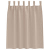 Pimentävä verho renkailla 2 kpl Taupe 140 x 140 cm Polyesteri