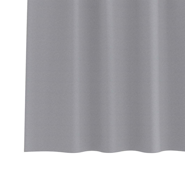 Pimentävä verho renkailla 2 kpl Vaaleanharmaa 260 x 140 cm