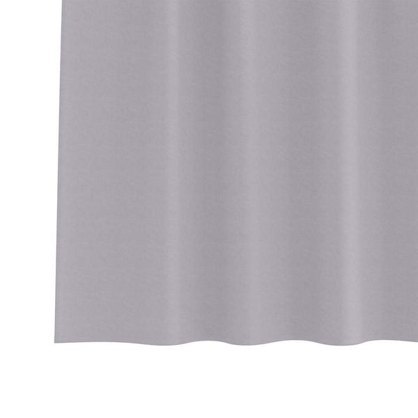 Pimentävä verho renkailla 2 kpl Metalli harmaa 175 x 140 cm