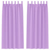 Pimentävä verho renkailla 2 kpl Violetti 260 x 140 cm