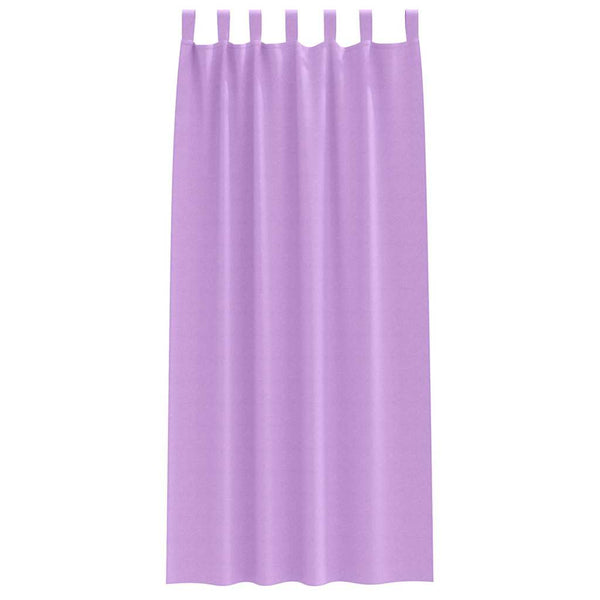 Pimentävä verho renkailla 2 kpl Violetti 260 x 140 cm
