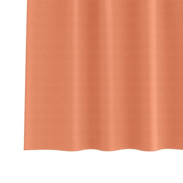 Pimentävä verho renkailla 2 kpl Terrakotta 175 x 140 cm