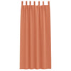 Pimentävä verho renkailla 2 kpl Terrakotta 225 x 140 cm