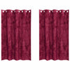 Samettiverhot 2 kpl Viininpunainen 175 x 140 cm Sametti