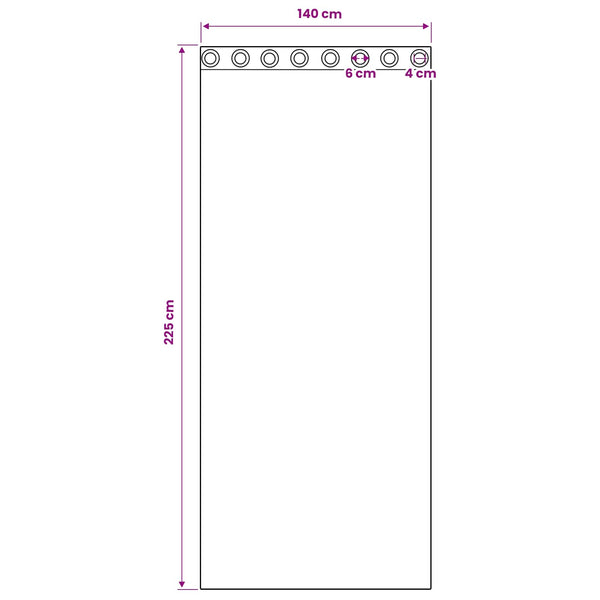 Samettiverhot 2 kpl Viininpunainen 225 x 140 cm Sametti