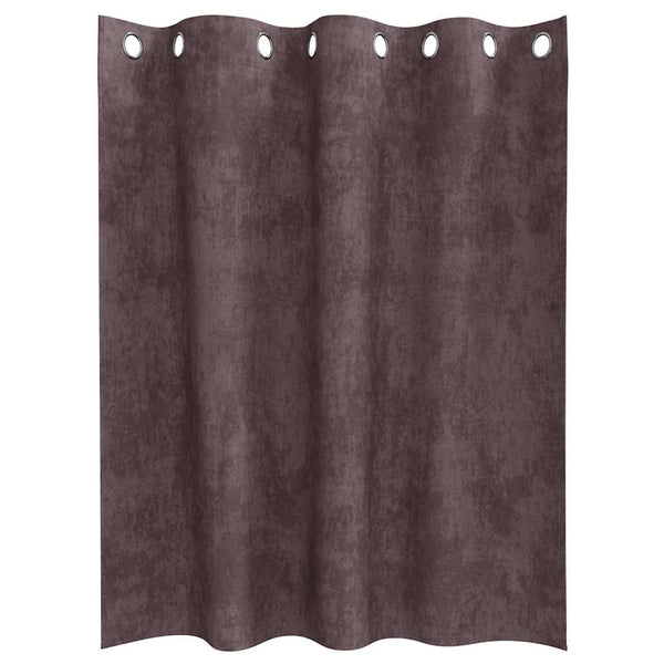 Samettiverhot 2 kpl Ruskea 140 x 140 cm Sametti