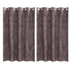 Samettiverhot 2 kpl Ruskea 175 x 140 cm Sametti