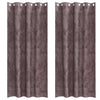 Samettiverhot 2 kpl Ruskea 245 x 140 cm Sametti