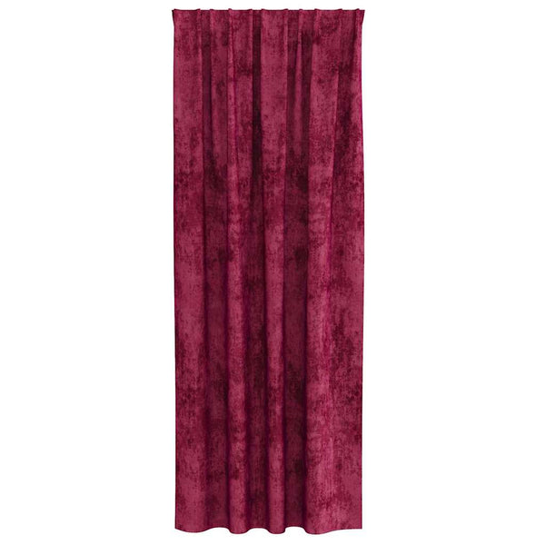 Samettiverhot 2 kpl Viininpunainen 225 x 140 cm Sametti