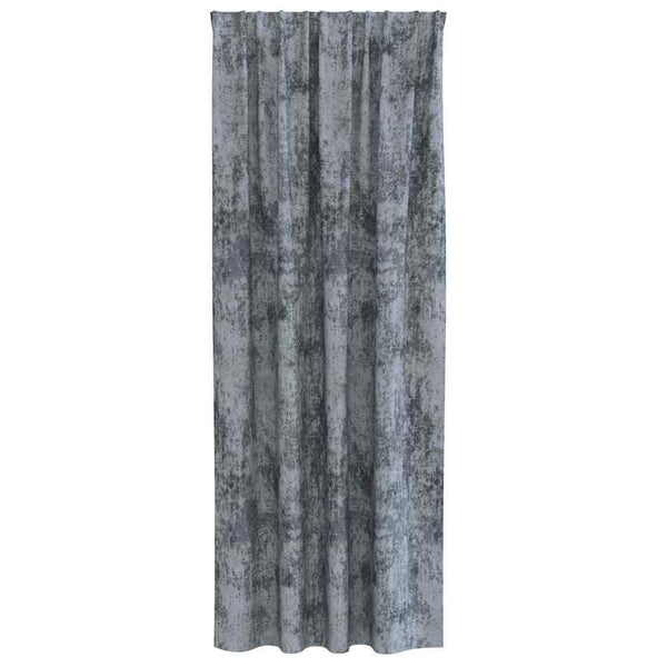 Samettiverhot 2 kpl Harmaa hopea 245 x 140 cm Sametti