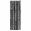 Samettiverhot 2 kpl Harmaa 245 x 140 cm Sametti