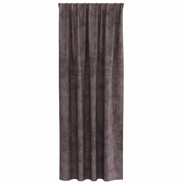 Samettiverhot 2 kpl Ruskea 245 x 140 cm Sametti