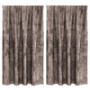 Samettiverhot 2 kpl Cappuccino 140 x 140 cm Sametti