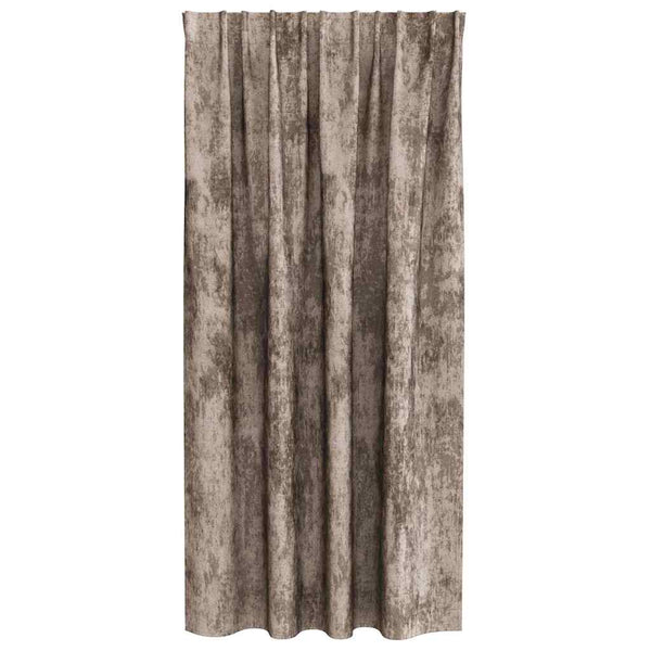 Samettiverhot 2 kpl Cappuccino 175 x 140 cm Sametti