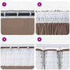 Samettiverhot 2 kpl Cappuccino 260 x 140 cm Sametti