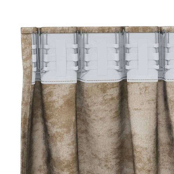 Samettiverhot 2 kpl Samppanja 225 x 140 cm Sametti