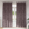 Samettiverhot 2 kpl Ruskea 225 x 140 cm Sametti