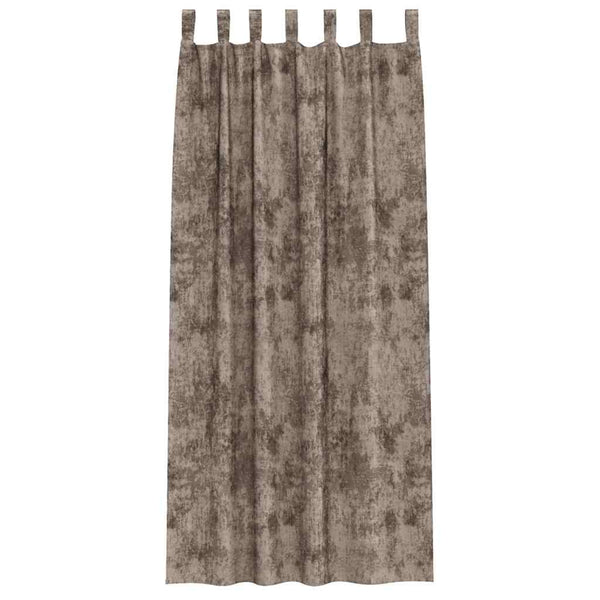 Samettiverhot 2 kpl Cappuccino 225 x 140 cm Sametti