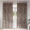 Samettiverhot 2 kpl Cappuccino 245 x 140 cm Sametti