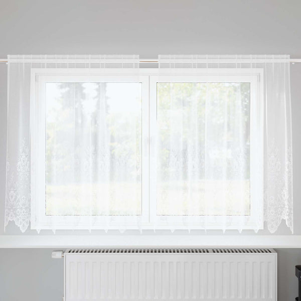Verkkoverho valkoinen 6FT Super King Size Polyesteri