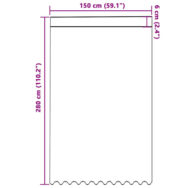 Verkkoverho valkoinen 280 x 150 cm Polyesteri