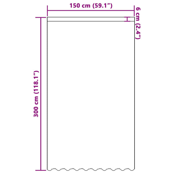 Verkkoverho valkoinen 300 x 150 cm Polyesteri