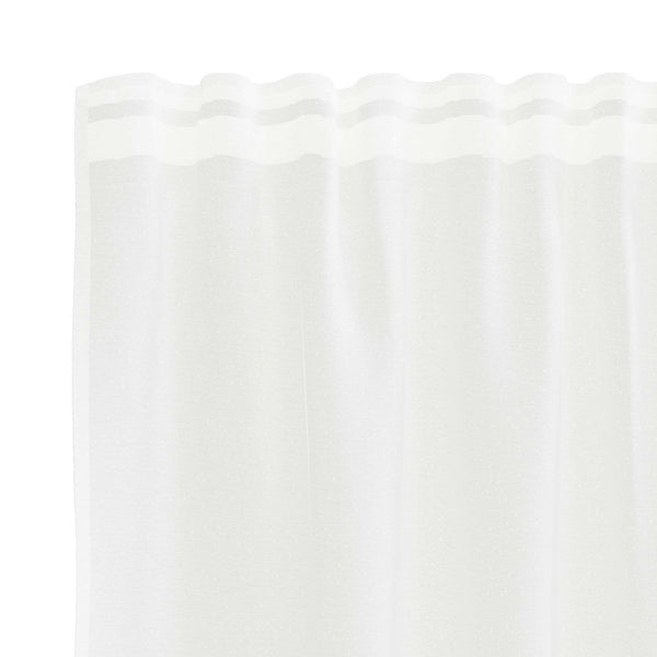 Verkkoverho valkoinen 500 x 120 cm Polyesteri
