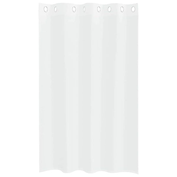 Verhosatiini 2 kpl Valkoinen 175 x 140 cm Polyesteri