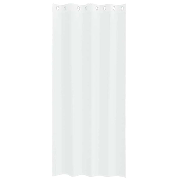 Verhosatiini 2 kpl Valkoinen 225 x 140 cm Polyesteri