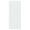 Verhosatiini 2 kpl Valkoinen 260 x 140 cm Polyesteri