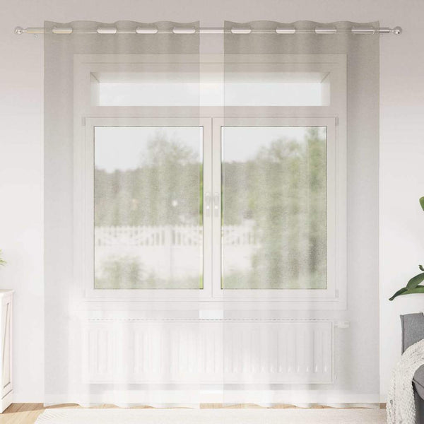 Verhosatiini 2 kpl Kerma 245 x 140 cm Polyesteri