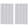 Verhosatiini 2 kpl Vaaleanharmaa 140 x 140 cm Polyesteri