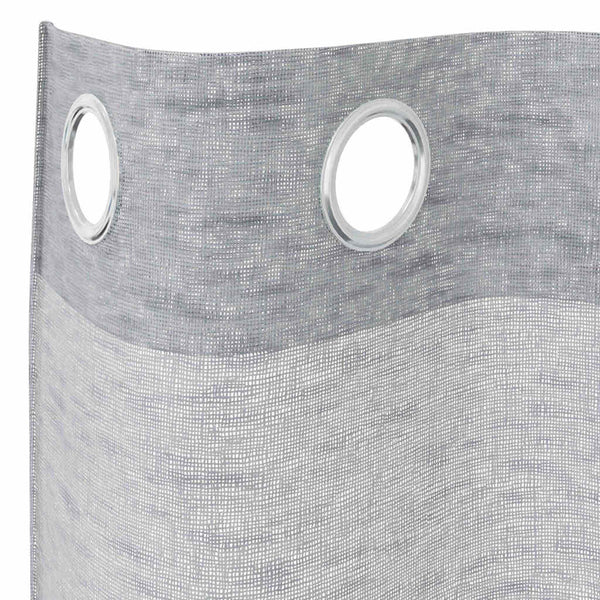 Verhosatiini 2 kpl Tumma harmaa 245 x 140 cm Polyesteri