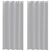 Verhosatiini 2 kpl Tumma harmaa 260 x 140 cm Polyesteri