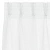 Verhosatiini 2 kpl Valkoinen 245 x 140 cm Polyesteri