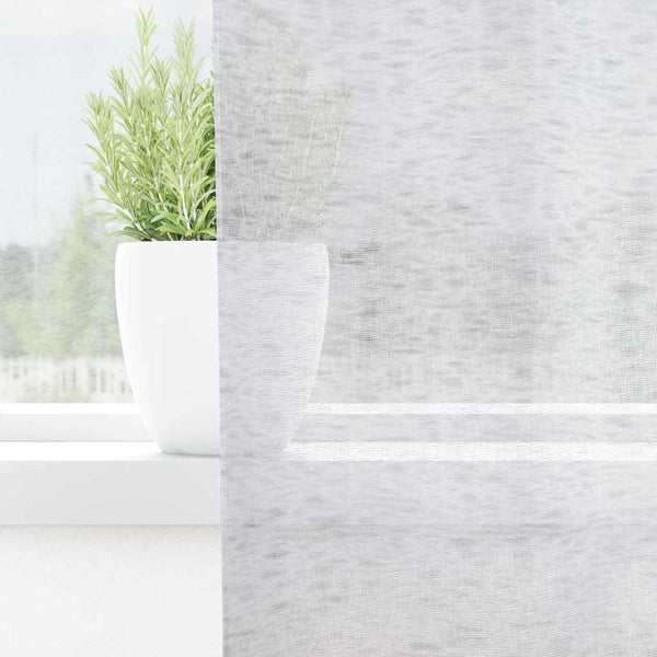 Verhosatiini 2 kpl Vaaleanharmaa 225 x 140 cm Polyesteri