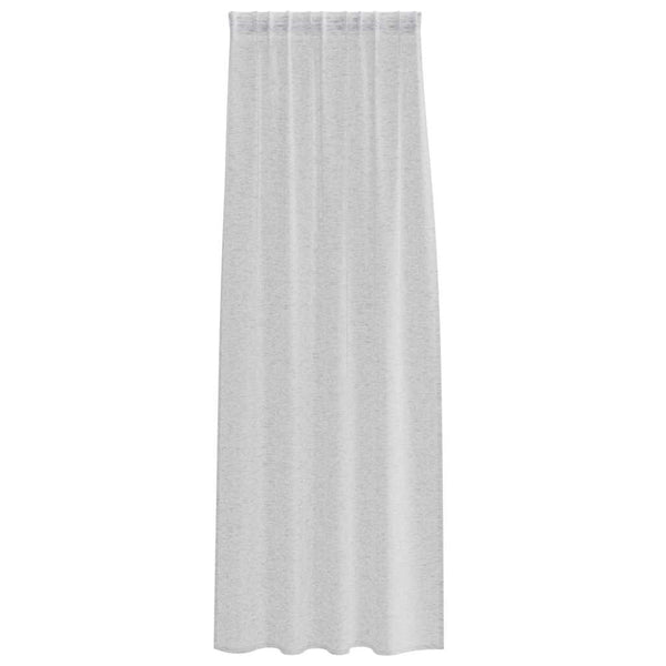 Verhosatiini 2 kpl Vaaleanharmaa 260 x 140 cm Polyesteri