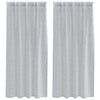 Verhosatiini 2 kpl Tumma harmaa 175 x 140 cm Polyesteri