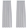 Verhosatiini 2 kpl Tumma harmaa 260 x 140 cm Polyesteri