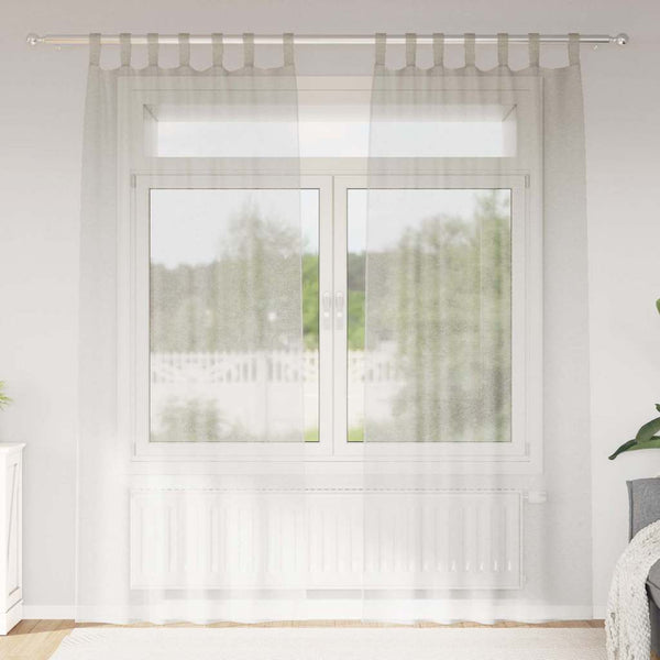 Verhosatiini 2 kpl Kerma 245 x 140 cm Polyesteri