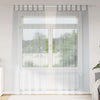 Verhosatiini 2 kpl Tumma harmaa 225 x 140 cm Polyesteri