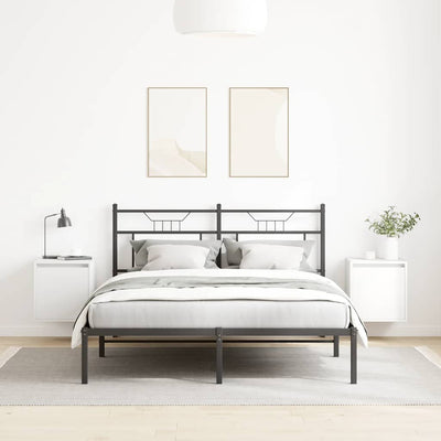 Valkoinen seinäkiinnitettävät yöpöydät Lorelai 38x34x40cm (2 kpl)